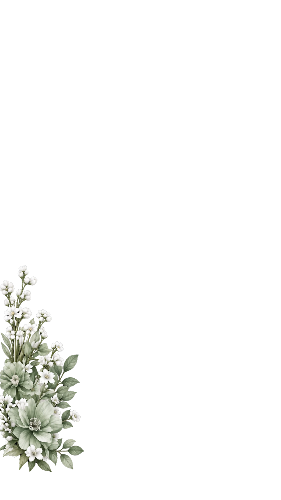 Floral Left Corner